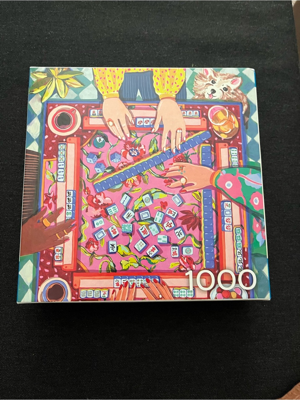 New sealed in boxMahjong-Themed 1000-Piece Jigsaw